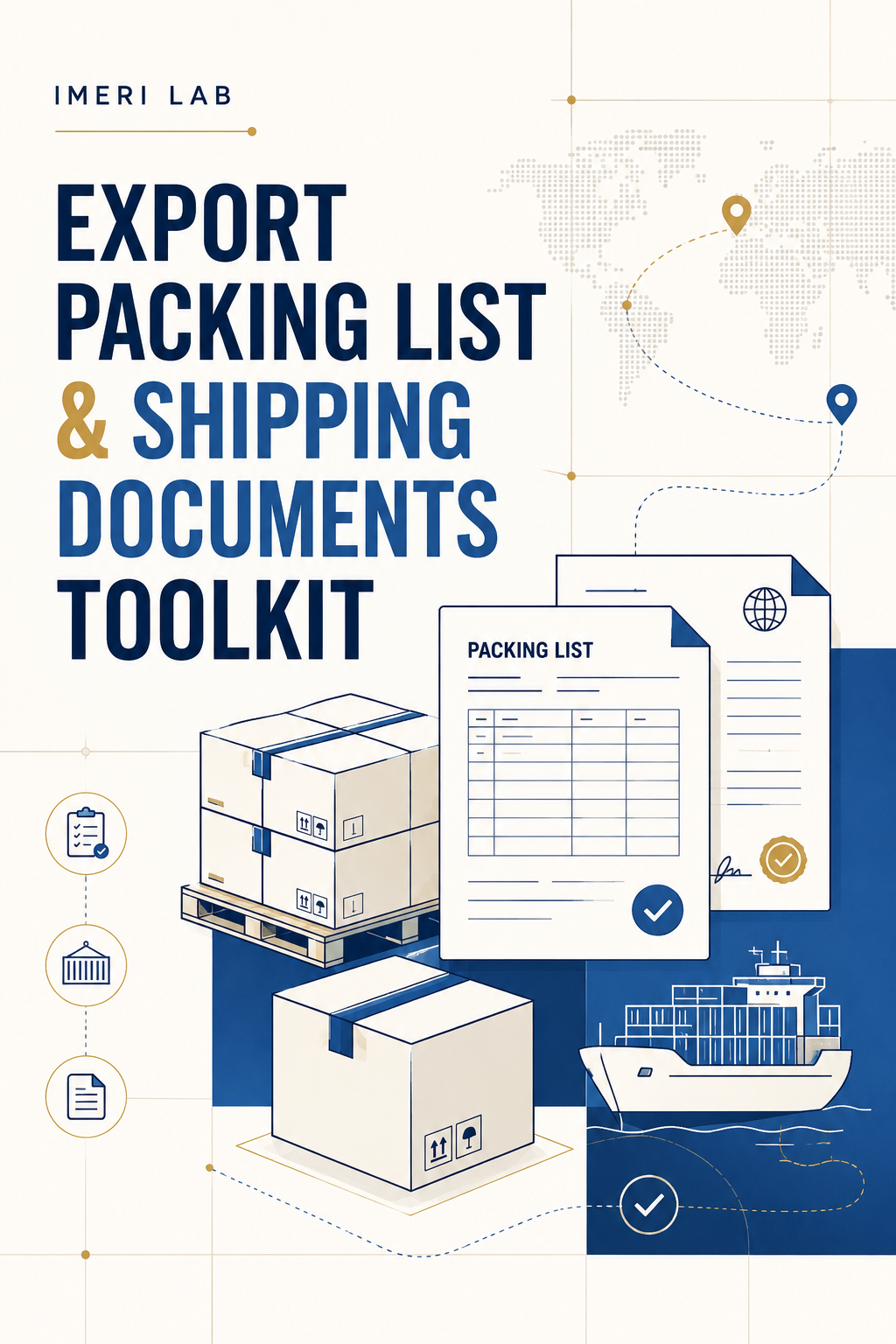 Export Packing List & Shipping Documents Toolkit digital toolkit cover